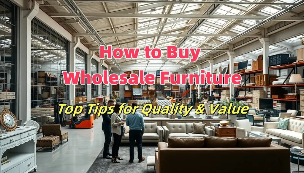 Professional wholesale furniture showroom featuring business negotiations and diverse product displays