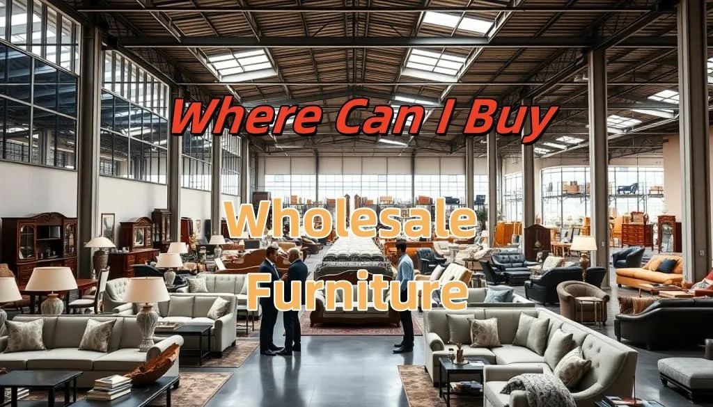 Modern wholesale furniture marketplace showcasing diverse collections and professional interactions