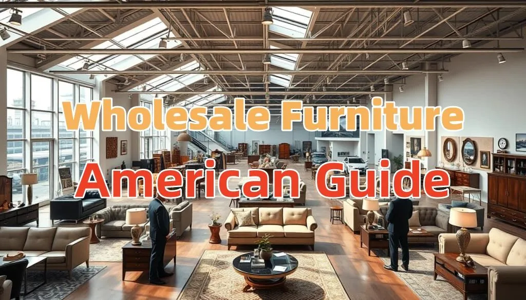 American wholesale furniture showroom featuring diverse collections and manufacturing excellence