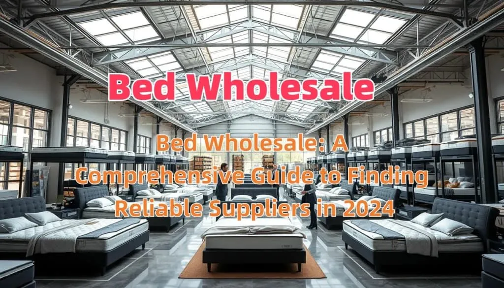 Modern wholesale bed showroom featuring diverse collections and professional operations